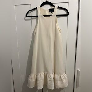 Cynthia Rowley white silk dress